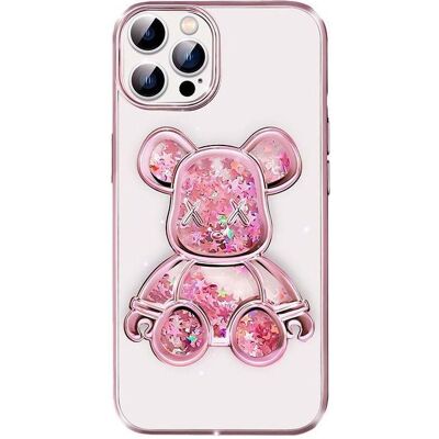 iLike iPhone 15 Pro Max Silicone Case Print Desire Bear (Apple iPhone 15 Pro Max), Coque pour téléphone portable, Pink iLike iPhone 15 Pro Max Silicone Case Print Desire Bear (Apple iPhone 15 Pro Max), Coque pour téléphone portable, Pink