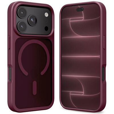 Crong Hybrid Matte Magnetic - Étui MagSafe pour iPhone 18 Pro Max / 17 Pro Max (bordeaux) (Apple iPhone 17 Pro Max, Apple iPhone 18 Pro Max), Coque pour téléphone portable, Rouge Crong Hybrid Matte Magnetic - Étui MagSafe pour iPhone 18 Pro Max / 17 Pro Max (bordeaux) (Apple iPhone 17 Pro Max, Apple iPhone 18 Pro Max), Coque pour téléphone portable, Rouge