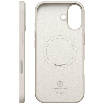 Crong Color Cover Magnetic Case with MagSafe for iPhone 17 - Stone (Apple iPhone 17), Coque pour téléphone portable, Beige Crong Color Cover Magnetic Case with MagSafe for iPhone 17 - Stone (Apple iPhone 17), Coque pour téléphone portable, Beige