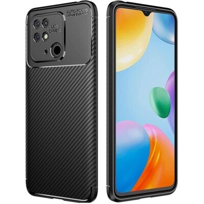 Screenguard Xiaomi Redmi 10C Housse Design Carbone TPU Case (Xiaomi Redmi 10C), Coque pour téléphone portable, Noir Screenguard Xiaomi Redmi 10C Housse Design Carbone TPU Case (Xiaomi Redmi 10C), Coque pour téléphone portable, Noir