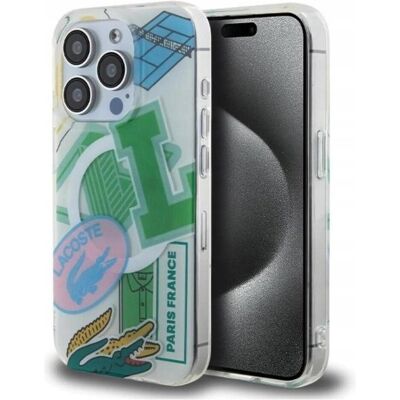 Lacoste LCHMP15LUPAN iPhone 15 Pro 6.1" zielony/green hardcase double couche Patch MagSafe (Apple iPhone 15 Pro), Coque pour téléphone portable, Vert Lacoste LCHMP15LUPAN iPhone 15 Pro 6.1" zielony/green hardcase double couche Patch MagSafe (Apple iPhone 15 Pro), Coque pour téléphone portable, Vert