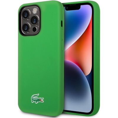 Lacoste LCHMP14LSLON iPhone 14 Pro 6.1" zielony/green étui rigide Silicone MagSafe (Apple iPhone 14 Pro), Coque pour téléphone portable, Vert Lacoste LCHMP14LSLON iPhone 14 Pro 6.1" zielony/green étui rigide Silicone MagSafe (Apple iPhone 14 Pro), Coque pour téléphone portable, Vert