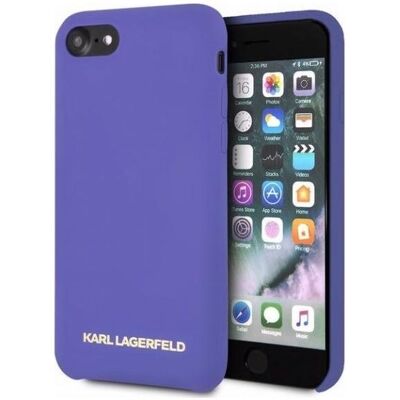 Coque iPhone Karl Lagerfeld - Silicone Violet pour iPhone 7/8/SE 2020/2022 Coque iPhone Karl Lagerfeld - Silicone Violet pour iPhone 7/8/SE 2020/2022