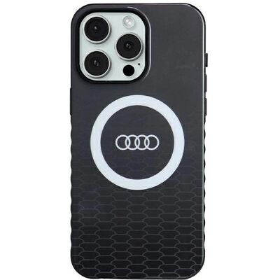 Audi IML Big Logo MagSafe étui rigide pour iPhone 15 Pro Max 6.7" czarny/black AU-IMLMIP15PM-Q5/D2-BK (Apple iPhone 15 Pro Max), Coque pour téléphone portable, Noir Audi IML Big Logo MagSafe étui rigide pour iPhone 15 Pro Max 6.7" czarny/black AU-IMLMIP15PM-Q5/D2-BK (Apple iPhone 15 Pro Max), Coque pour téléphone portable, Noir