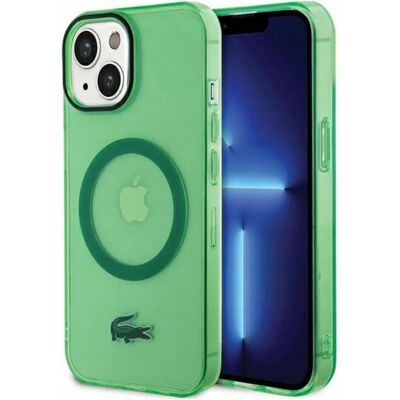 Lacoste LCHMP15MULON iPhone 15 Plus 6.7" zielony/green étui rigide transparent MagSafe (Apple iPhone 15 Plus), Coque pour téléphone portable, Transparent, Vert Lacoste LCHMP15MULON iPhone 15 Plus 6.7" zielony/green étui rigide transparent MagSafe (Apple iPhone 15 Plus), Coque pour téléphone portable, Transparent, Vert