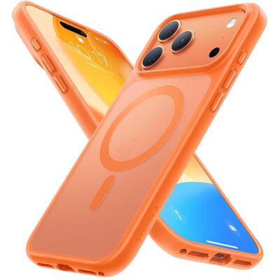 Torras Guardian-Magnetic Series (Apple iPhone 17 Pro Max), Coque pour téléphone portable, Orange Torras Guardian-Magnetic Series (Apple iPhone 17 Pro Max), Coque pour téléphone portable, Orange