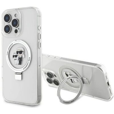 Coque MagSafe Karl Lagerfeld pour Iphone 16 Pro Max avec support anneau - Étui téléphone Coque MagSafe Karl Lagerfeld pour Iphone 16 Pro Max avec support anneau - Étui téléphone