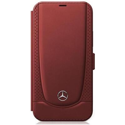 Mercedes Book Case Perforated Leather pour Apple iPhone 12 mini - rouge (Apple iPhone 12 mini), Coque pour téléphone portable, Rouge Mercedes Book Case Perforated Leather pour Apple iPhone 12 mini - rouge (Apple iPhone 12 mini), Coque pour téléphone portable, Rouge