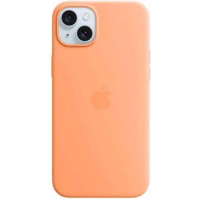 Etui en silicone avec MagSafe (Apple iPhone 14 Plus, Apple iPhone 15 Plus), Coque pour téléphone portable, Orange Etui en silicone avec MagSafe (Apple iPhone 14 Plus, Apple iPhone 15 Plus), Coque pour téléphone portable, Orange