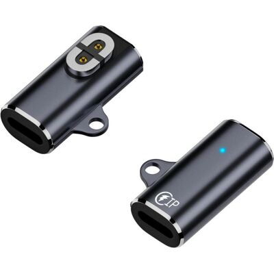 PowerGuard Adaptateur de charge magnétique Lightning vers Shokz pour écouteurs, Adaptateur pour appareils mobiles, Noir PowerGuard Adaptateur de charge magnétique Lightning vers Shokz pour écouteurs, Adaptateur pour appareils mobiles, Noir