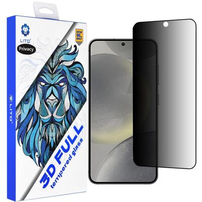 Lito - 3D Full Cover - Samsung Galaxy S24 / S25 - Privacy (Samsung Galaxy S24, Samsung Galaxy S25), Téléphone portable : film de protection, Noir Lito - 3D Full Cover - Samsung Galaxy S24 / S25 - Privacy (Samsung Galaxy S24, Samsung Galaxy S25), Téléphone portable : film de protection, Noir