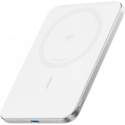 Anker MagGo Slim (5000 mAh, 15 W, 18.50 Wh), Chargeur de secours, Blanc Anker MagGo Slim (5000 mAh, 15 W, 18.50 Wh), Chargeur de secours, Blanc