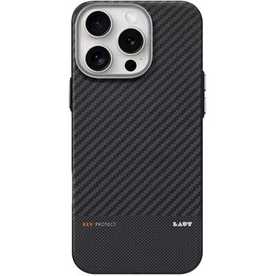Laut - Kev Protect - Ultra dunne kevlar MagSafe case - iPhone 16 Pro - zwart (Apple iPhone 16 Pro), Coque pour téléphone portable, Noir Laut - Kev Protect - Ultra dunne kevlar MagSafe case - iPhone 16 Pro - zwart (Apple iPhone 16 Pro), Coque pour téléphone portable, Noir