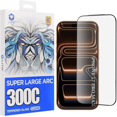 Lito - D+ Max 300C - iPhone 17 Pro Max - Clear (Apple iPhone 17 Pro Max), Téléphone portable : film de protection, Transparent Lito - D+ Max 300C - iPhone 17 Pro Max - Clear (Apple iPhone 17 Pro Max), Téléphone portable : film de protection, Transparent