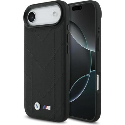 BMW Etui M Quilted Logo MagSafe do iPhone 17 Air czarny (Apple iPhone Air), Coque pour téléphone portable, Noir BMW Etui M Quilted Logo MagSafe do iPhone 17 Air czarny (Apple iPhone Air), Coque pour téléphone portable, Noir