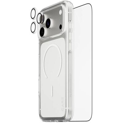 PanzerGlass Flagship 3-in-1 Bundle (Apple iPhone 18 Pro Max), Coque pour téléphone portable, Transparent PanzerGlass Flagship 3-in-1 Bundle (Apple iPhone 18 Pro Max), Coque pour téléphone portable, Transparent