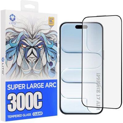 Lito - D+ Max 300C - iPhone 17 Air - Clear (Apple iPhone 17), Téléphone portable : film de protection, Noir Lito - D+ Max 300C - iPhone 17 Air - Clear (Apple iPhone 17), Téléphone portable : film de protection, Noir