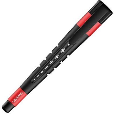 Usams Câble Lightning 3-en-1 rouge (recharge + socle + stylet) SJ198LZ03 (SJ198) (0.12 m), Câble USB Usams Câble Lightning 3-en-1 rouge (recharge + socle + stylet) SJ198LZ03 (SJ198) (0.12 m), Câble USB