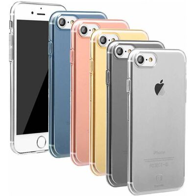 Baseus Simple Series Case Pour iPhone7 ARAPIPH7-A0R (Apple iPhone 7), Coque pour téléphone portable, Or, Transparent, Rose Baseus Simple Series Case Pour iPhone7 ARAPIPH7-A0R (Apple iPhone 7), Coque pour téléphone portable, Or, Transparent, Rose
