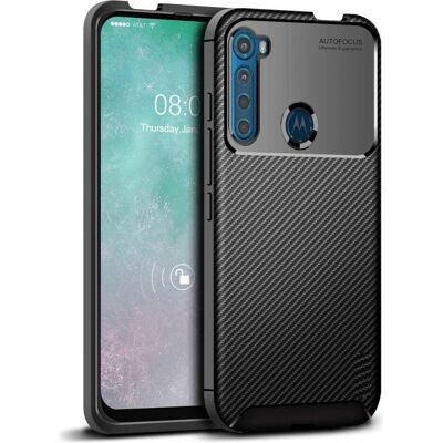 Screenguard Motorola One Fusion+ Housse Design carbone TPU Case (Motorola One Fusion+), Coque pour téléphone portable, Noir Screenguard Motorola One Fusion+ Housse Design carbone TPU Case (Motorola One Fusion+), Coque pour téléphone portable, Noir