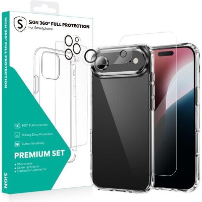 SiGN 360 Complete Protection Package for iPhone 17 Air (Apple iPhone 17), Coque pour téléphone portable SiGN 360 Complete Protection Package for iPhone 17 Air (Apple iPhone 17), Coque pour téléphone portable