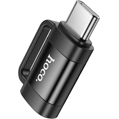 Hoco Cable adapter OTG Type C (male) to Lightning (female) 3A UA31E black (USB-C, Lightning), Adaptateur pour appareils mobiles, Noir Hoco Cable adapter OTG Type C (male) to Lightning (female) 3A UA31E black (USB-C, Lightning), Adaptateur pour appareils mobiles, Noir