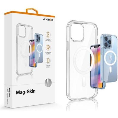 Aligator Mag-Skin Hülle iPhone 14 Pro Max 6.7" (Apple iPhone 14 Pro Max), Coque pour téléphone portable, Transparent Aligator Mag-Skin Hülle iPhone 14 Pro Max 6.7" (Apple iPhone 14 Pro Max), Coque pour téléphone portable, Transparent