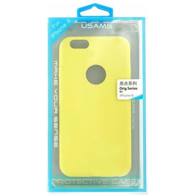 Usams Étui arrière pour iPhone 6 - Jaune (Apple iPhone 6, Apple iPhone 6s), Coque pour téléphone portable, Jaune Usams Étui arrière pour iPhone 6 - Jaune (Apple iPhone 6, Apple iPhone 6s), Coque pour téléphone portable, Jaune