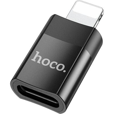 Hoco Adaptateur USB UA17 Type-C - Lightning Black (Lightning), Adaptateur pour appareils mobiles, Noir Hoco Adaptateur USB UA17 Type-C - Lightning Black (Lightning), Adaptateur pour appareils mobiles, Noir