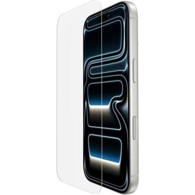 Belkin Temperedglass (Apple iPhone 17 Pro), Téléphone portable : film de protection, Transparent Belkin Temperedglass (Apple iPhone 17 Pro), Téléphone portable : film de protection, Transparent