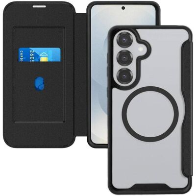 4smarts Urban Pro Flipcase (Samsung Galaxy S26+), Coque pour téléphone portable, Transparent, Noir 4smarts Urban Pro Flipcase (Samsung Galaxy S26+), Coque pour téléphone portable, Transparent, Noir