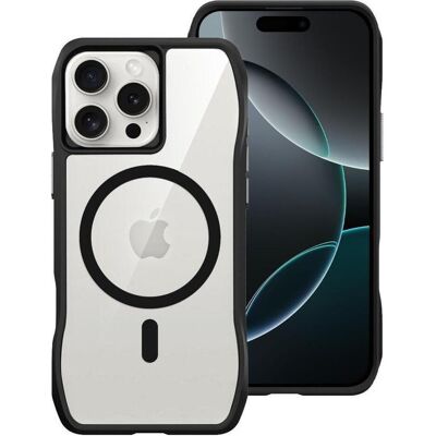 Roar Back panel cover case SLIM DEFENDER compatible with MagSafe for IPHONE 16 Pro black (Apple iPhone 16 Pro), Coque pour téléphone portable, Noir Roar Back panel cover case SLIM DEFENDER compatible with MagSafe for IPHONE 16 Pro black (Apple iPhone 16 Pro), Coque pour téléphone portable, Noir