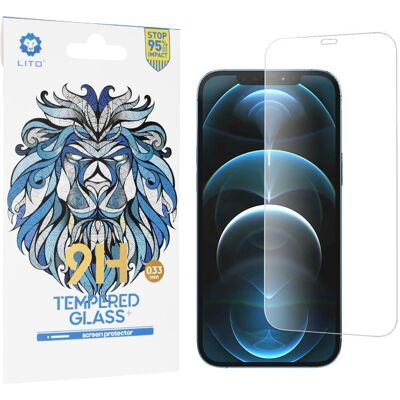 Lito - 2.5D Classic Glass - iPhone 12 Pro Max - Clear (Apple iPhone 12 Pro Max), Téléphone portable : film de protection, Transparent Lito - 2.5D Classic Glass - iPhone 12 Pro Max - Clear (Apple iPhone 12 Pro Max), Téléphone portable : film de protection, Transparent