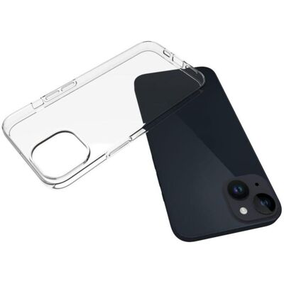 Connect Étui silicone transparent pour iPhone 15 1.5mm TPU (Apple iPhone 15), Coque pour téléphone portable, Transparent Connect Étui silicone transparent pour iPhone 15 1.5mm TPU (Apple iPhone 15), Coque pour téléphone portable, Transparent