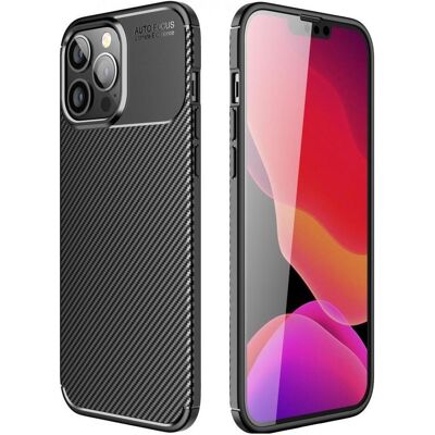 Screenguard Apple iPhone 13 Pro Max Coque carbone Design TPU Case (Apple iPhone 13 Pro Max), Coque pour téléphone portable, Noir Screenguard Apple iPhone 13 Pro Max Coque carbone Design TPU Case (Apple iPhone 13 Pro Max), Coque pour téléphone portable, Noir