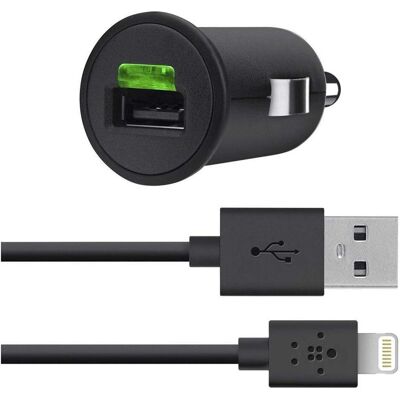 Belkin F8J090BT04, Adaptateur pour véhicule, Noir Belkin F8J090BT04, Adaptateur pour véhicule, Noir