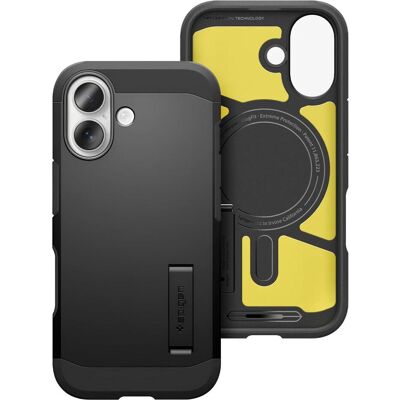 Spigen Tough Armor "T" (Apple iPhone 17), Coque pour téléphone portable, Noir Spigen Tough Armor "T" (Apple iPhone 17), Coque pour téléphone portable, Noir