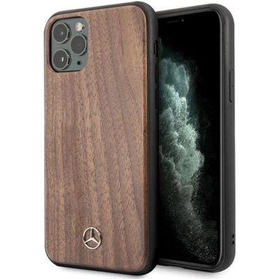 Coque Mercedes en Noyer pour iPhone 11 Pro Max - Protection Élégante Coque Mercedes en Noyer pour iPhone 11 Pro Max - Protection Élégante