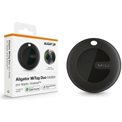Aligator MiTag Duo - Ortungsgerät für Apple und Android (Android, iOS), Traceur Aligator MiTag Duo - Ortungsgerät für Apple und Android (Android, iOS), Traceur