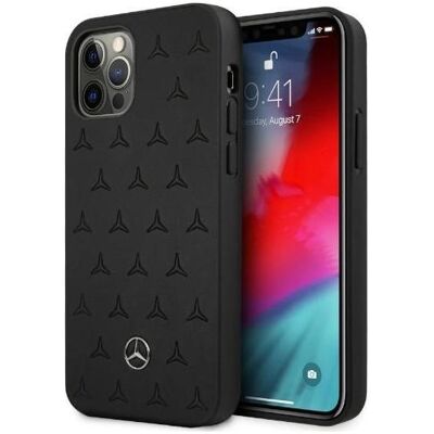 Coque Mercedes-Benz iPhone 12 Pro Max Motif Étoiles en Cuir - Housse rigide Coque Mercedes-Benz iPhone 12 Pro Max Motif Étoiles en Cuir - Housse rigide