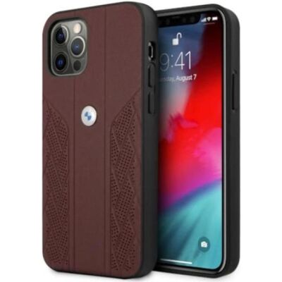 BMW Étui BMHCP12MRSPPR iPhone 12/12 Pro 6,1" czerwony/red hardcase Leather Curve Perforate (Apple iPhone 12), Coque pour téléphone portable, Rouge BMW Étui BMHCP12MRSPPR iPhone 12/12 Pro 6,1" czerwony/red hardcase Leather Curve Perforate (Apple iPhone 12), Coque pour téléphone portable, Rouge