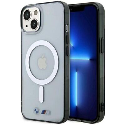 BMW Anneau en Argent MagSafe - Coque Transparente pour iPhone 14 BMW Anneau en Argent MagSafe - Coque Transparente pour iPhone 14