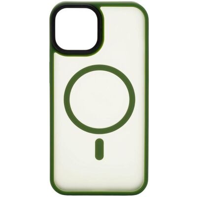 Connect Étui hybride pour iPhone 15 avec aimant PC+TPU (Apple iPhone 15), Coque pour téléphone portable, Vert Connect Étui hybride pour iPhone 15 avec aimant PC+TPU (Apple iPhone 15), Coque pour téléphone portable, Vert
