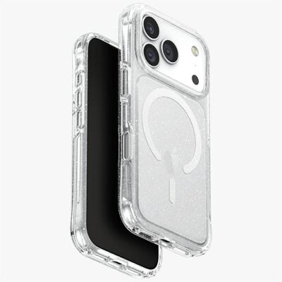 Uniq LifePro Xtreme Case for iPhone 17 Pro Magclick Charging Clear/Glitter (Apple iPhone 17 Pro), Coque pour téléphone portable, Transparent Uniq LifePro Xtreme Case for iPhone 17 Pro Magclick Charging Clear/Glitter (Apple iPhone 17 Pro), Coque pour téléphone portable, Transparent