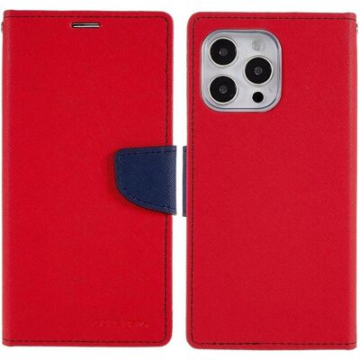Mercury iPhone 14 Pro Max - Goospery Fancy Étui rouge (Apple iPhone 14 Pro Max), Coque pour téléphone portable, Rouge Mercury iPhone 14 Pro Max - Goospery Fancy Étui rouge (Apple iPhone 14 Pro Max), Coque pour téléphone portable, Rouge