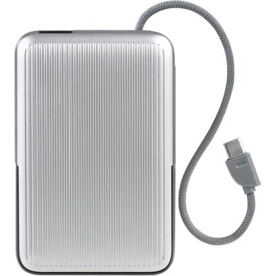 Laut POWER CHARGE RISER+ Black Powerbank (10000 mAh, 22.50 W, 38.50 Wh), Chargeur de secours, Argent, Gris Laut POWER CHARGE RISER+ Black Powerbank (10000 mAh, 22.50 W, 38.50 Wh), Chargeur de secours, Argent, Gris