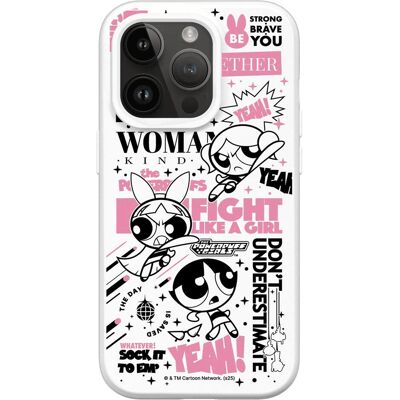 RhinoShield iPhone 14 Pro - Coque SolidX – Édition « Fight Like a Girl » des Powerpuff Girls (Apple iPhone 14 Pro), Coque pour téléphone portable, Blanc RhinoShield iPhone 14 Pro - Coque SolidX – Édition « Fight Like a Girl » des Powerpuff Girls (Apple iPhone 14 Pro), Coque pour téléphone portable, Blanc