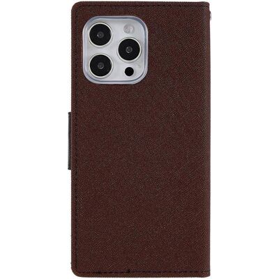 Mercury iPhone 14 Pro Max - Goospery Fancy Étui marron (Apple iPhone 14 Pro Max), Coque pour téléphone portable, Marron Mercury iPhone 14 Pro Max - Goospery Fancy Étui marron (Apple iPhone 14 Pro Max), Coque pour téléphone portable, Marron