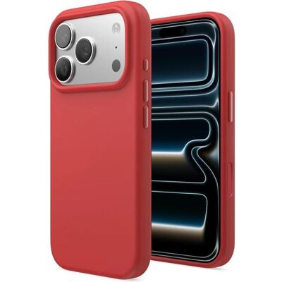Screenguard Liquid Silicone Chili Case Apple iPhone 17 Pro Max Hülle (Apple iPhone 17 Pro Max), Coque pour téléphone portable, Rouge Screenguard Liquid Silicone Chili Case Apple iPhone 17 Pro Max Hülle (Apple iPhone 17 Pro Max), Coque pour téléphone portable, Rouge