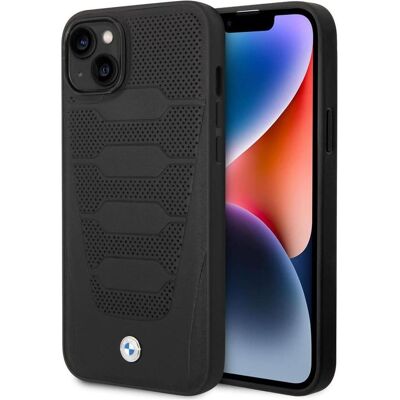 BMW Étui BMHCP14S22RPSK iPhone 14 6,1" czarny/black Motif sièges en cuir (Apple iPhone 14), Coque pour téléphone portable, Noir BMW Étui BMHCP14S22RPSK iPhone 14 6,1" czarny/black Motif sièges en cuir (Apple iPhone 14), Coque pour téléphone portable, Noir